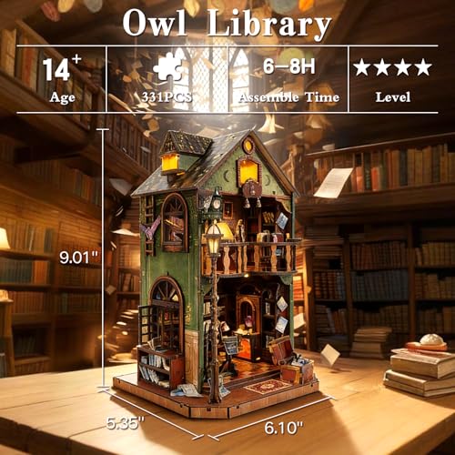 Book Nook DIY Miniature House Kit