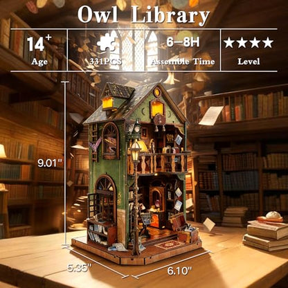 Book Nook DIY Miniature House Kit