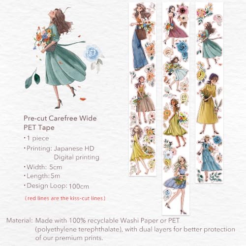 Pre Cut Carefree Wide PET Tape