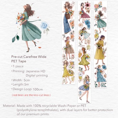 Pre Cut Carefree Wide PET Tape