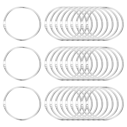 3.1" x 3.5" Loose Leaf Binder Rings (30 Count)