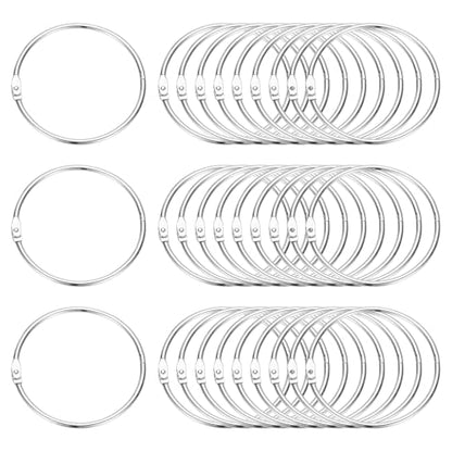 3.1" x 3.5" Loose Leaf Binder Rings (30 Count)