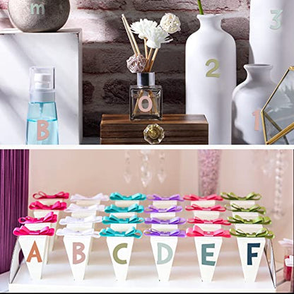 544 Pcs 16 Sheets Large Alphabet Stickers 2 Inch