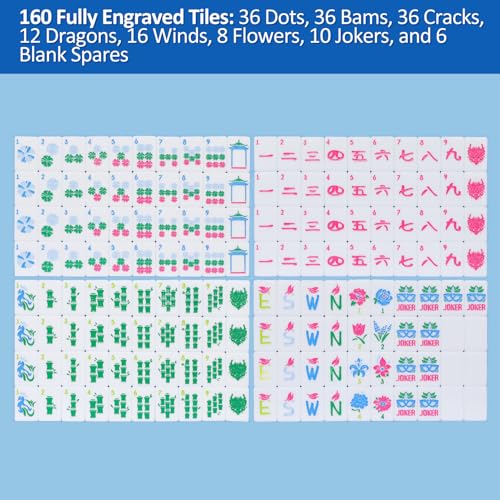 American Mahjong Tile Set