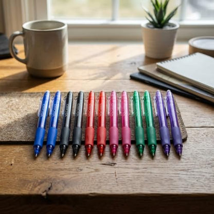 Clicker Erasable Gel Pens (12 Count)