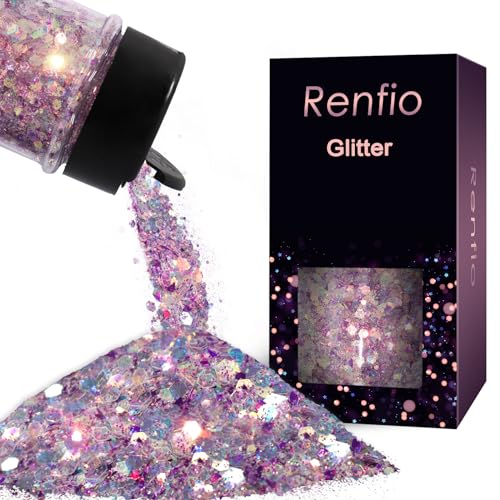 Opal Chunky Purple Glitter