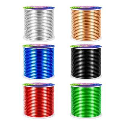 13 GA Black Red Green Assorted Anodized Aluminum Craft Wire