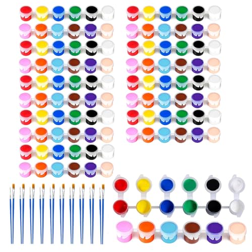 10 Pack Mini Acrylic Paint Set (10 Count)