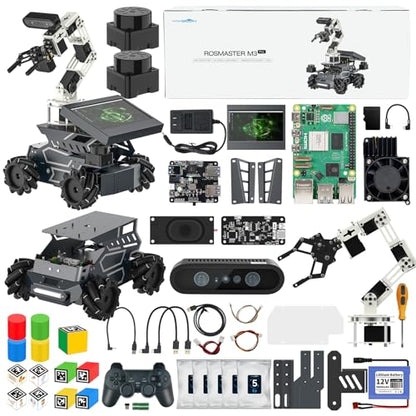 ROS2 Robot RPi5 16GB with Mecanum Wheel Support Multimodal AI Large Model