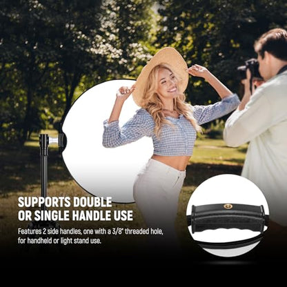 43" 110cm Light Reflector with Handle Grip with 3
