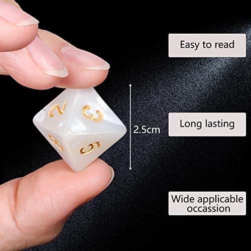 100pcs D8 Dice Set for Dungeon and Dragons (100 Count)