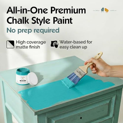 Mermaid 32 Fl Oz Chalk Paint for Furniture All in One