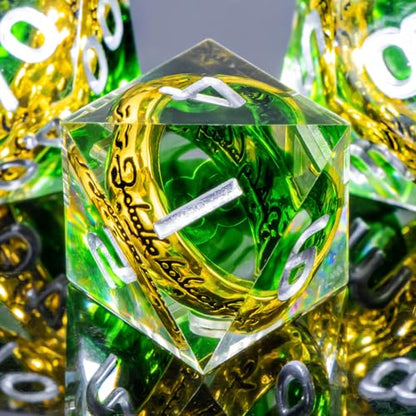 Magic Lord Rings DND Dice Set with Box