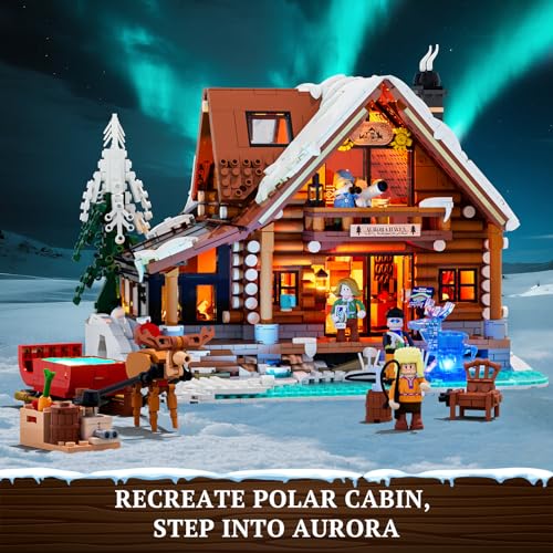 Aurora Cabin Christmas Lighting
