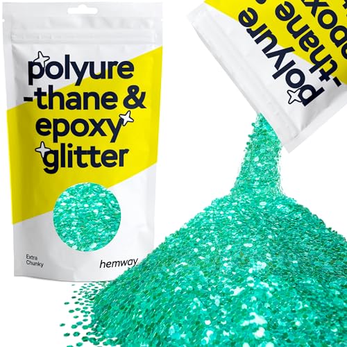 Resin Glitter Turquoise Blue 100g Extra Chunky (3.5274 Ounce)