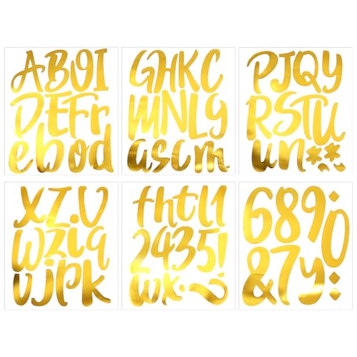 576 Pcs Vinyl Letter Stickers 3 Inch (8 Count)