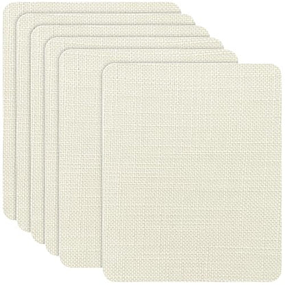 Coarse Linen Repair Patches (6 Count)