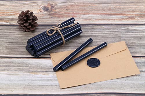 15Pcs Navy Blue Glue Gun Sealing Wax Sticks for Wax Seal Stamp (15 Count)