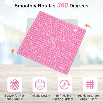 12"x12" Rotating Cutting Mat