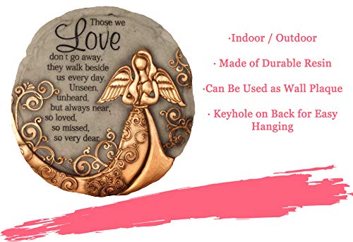 Garden Décor Bronze Angel Stepping Stone
