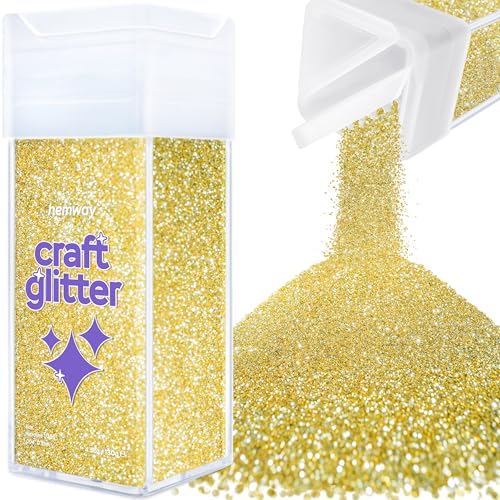 Craft Glitter Shaker Sand Gold 130g Microfine (3.8 Ounce)