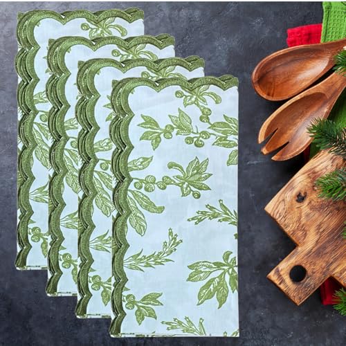 Hand Block Print Cloth Napkins (4 Count)