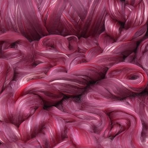 Merino Silk Luxe Tonal Designer Blend. Superfine Merino