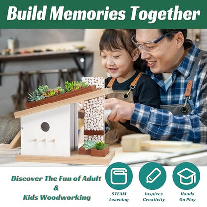 Modern Birdhouse Woodworking Kit (4 Gram)