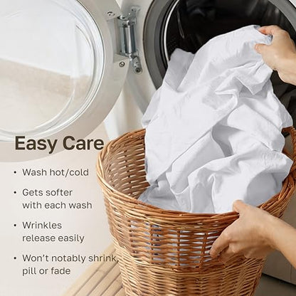 100% Organic Cotton Full Size Sheets Set