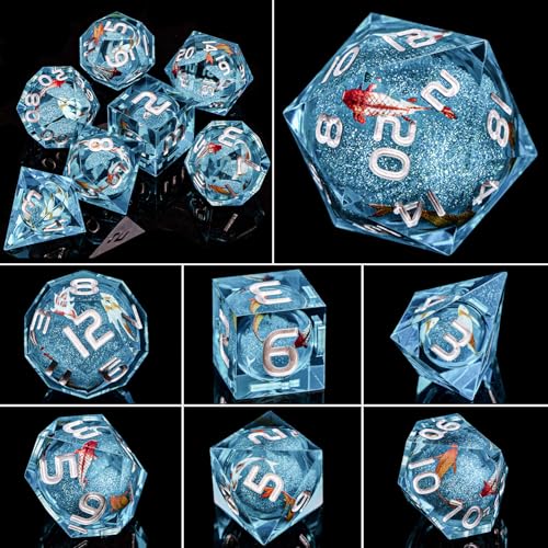 Liquid Core DND Dice Set
