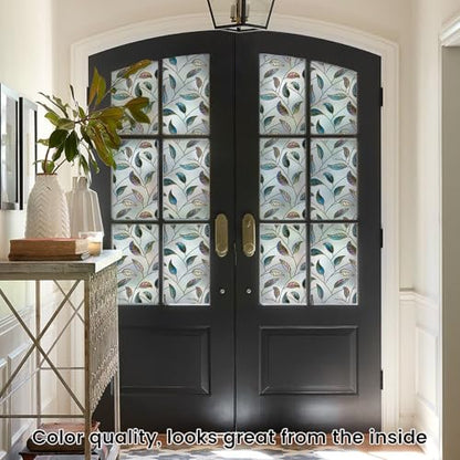 Static Cling Decorative Window Film Privacy Film 17.7'' x 78.7'' (9.67 Sq Ft)