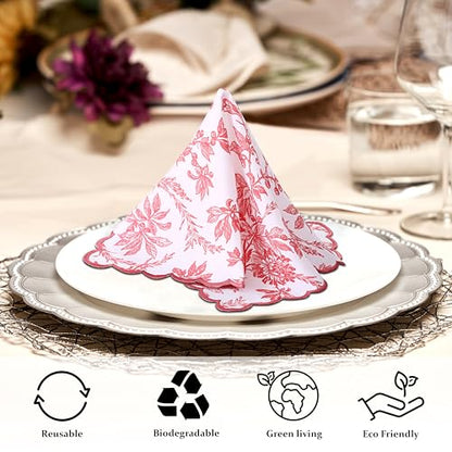 Hand Block Print Cloth Napkins (4 Count)
