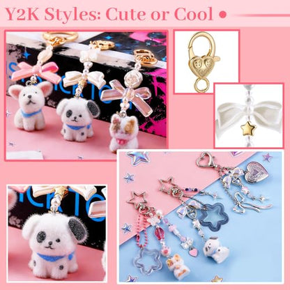 945PCS Bag Charm Kit Gold & Silver