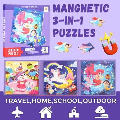 Magnetic Puzzles for Toddlers 1 (48 Count)