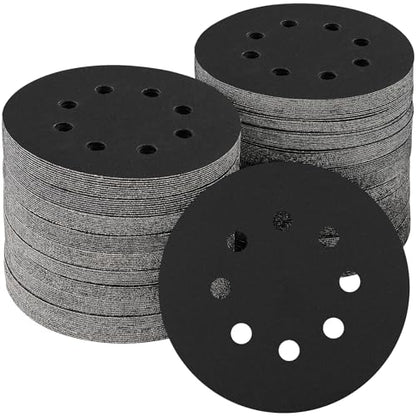 100PCS 5 Inch Sanding Discs 240 Grit Random Orbit Sander Sandpaper (100 Count)