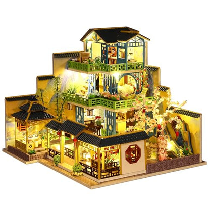 DIY Miniature House Kit for Adults
