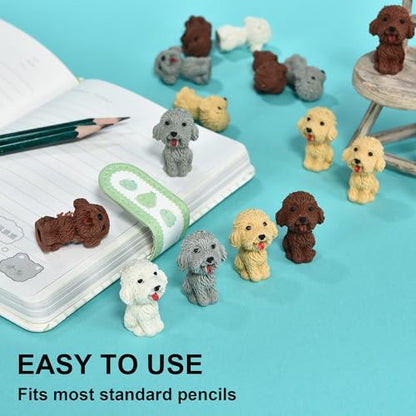 24Pcs Dog Pencil Top Erasers for Kids