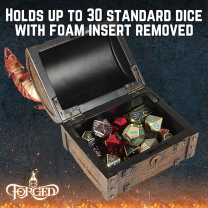 Wyvern Dice Box with Lock and Key