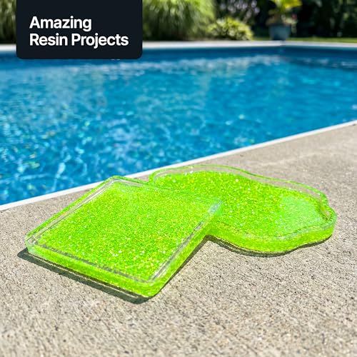 Craft Glitter Fluorescent Green 100g Extra Chunky Glitter (100 grams)