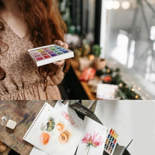 Metallic Glitter Watercolors