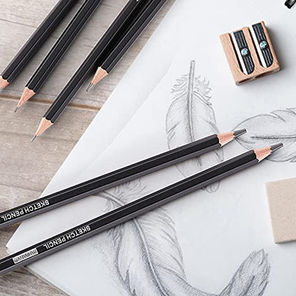Drawing Sketching Pencil Set (12 Count)