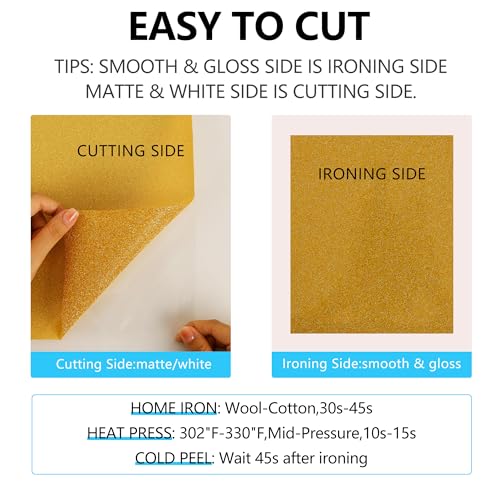 Heat Transfer Vinyl Glossy & Glitter Bundle