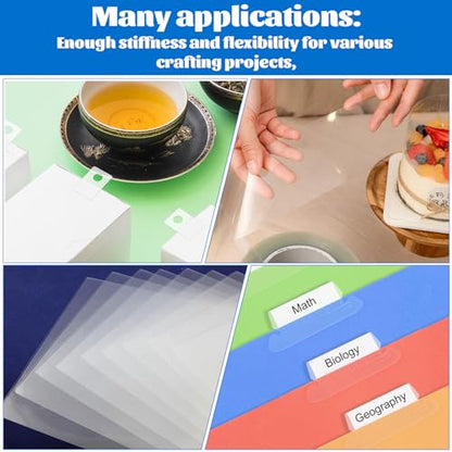 12 Inches x 80 ft 6 Mil Acetate Roll Clear Acetate Sheets for Crafts Blank Stencil Sheets Transparency Mylar Template Material Reusable Acetates Paper Roll for Craft Stencil for Cutting Machines