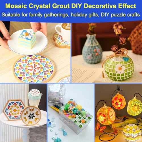Mosaic Crystal Grout Kit with Scraper (16 Ounce)