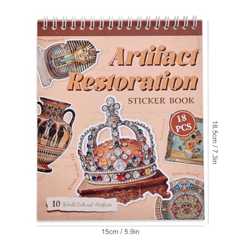 10 World Cultural Antiquities Puzzle Sticker Book