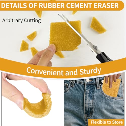 12 Pcs Rubber Cement Eraser (12 Count)