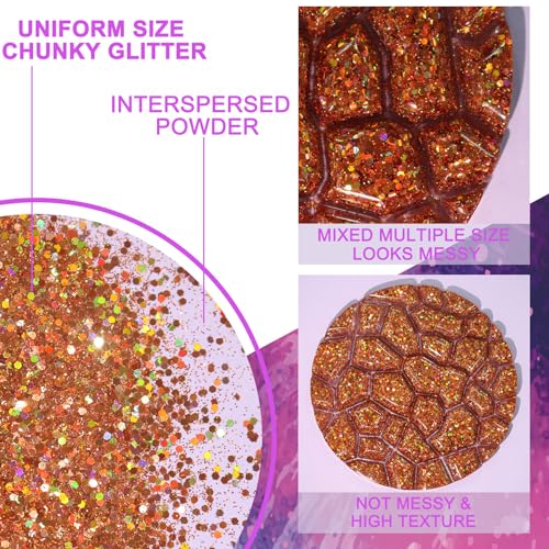 2 Sizes Glitter