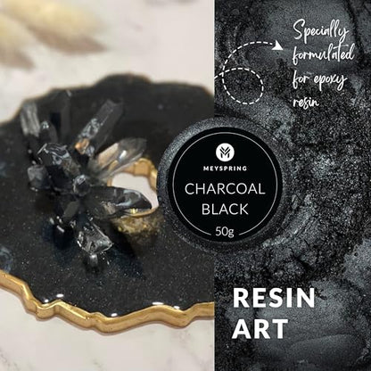 Charcoal Black Mica Powder for Epoxy Resin