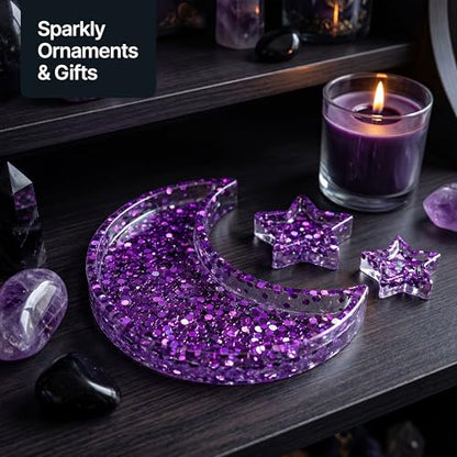 Craft Glitter Shaker Purple 110g Super Chunky (3.88014 Ounce)