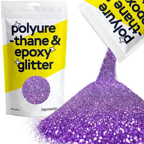 Resin Glitter Purple 100g Microfine Polyurethane & Epoxy Glitter (3.5274 Ounce)